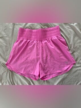 NWOT Nike Bubblegum Pink High Waisted Dri-Fit Brief Lined Shorts Large